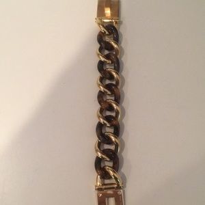 Michael Kors ladies tortoise and gold bracelet